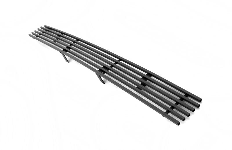 APS GR20HED61J Lower Bumper Black Stainless Steel Billet Grille Fits 2005-2011 Toyota Tacoma