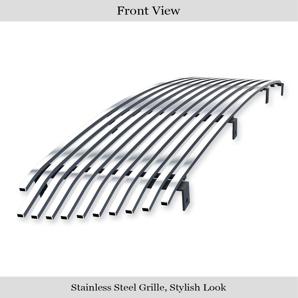 APS GR20HED83S Main Upper Stainless Steel Billet Grille Fits 1999-2002 Toyota Tundra