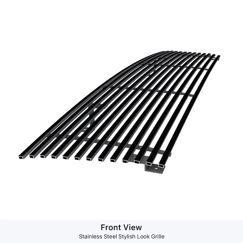 APS GR20HEJ65J Main Upper Black Stainless Steel Billet Grille Fits 1997-1997 Toyota Tacoma