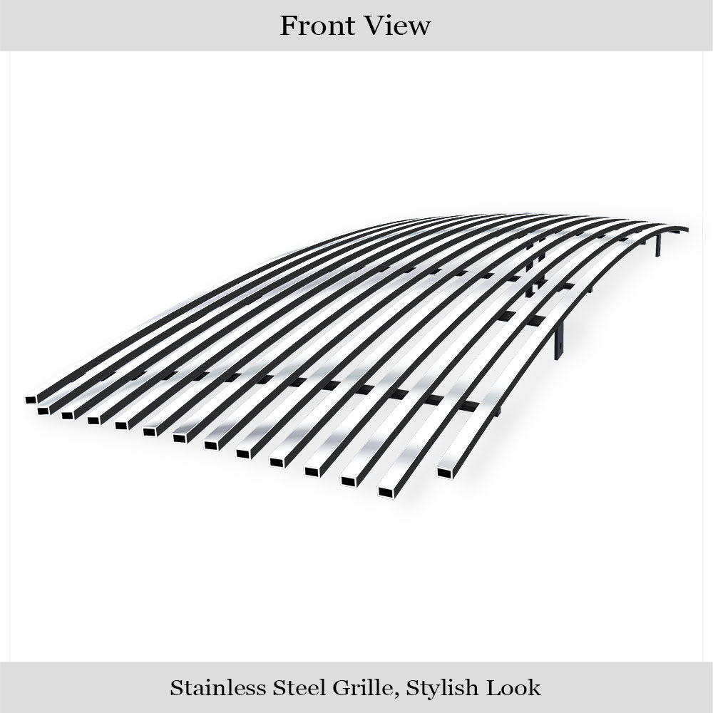 APS GR20HFG55S Main Upper Stainless Steel Billet Grille Fits 2010-2013 Toyota Tundra