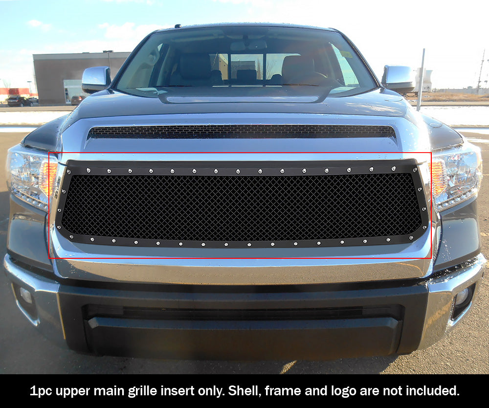 APS GR20LEI85K Main Upper Rivet Grille Fits 2014-2017 Toyota Tundra