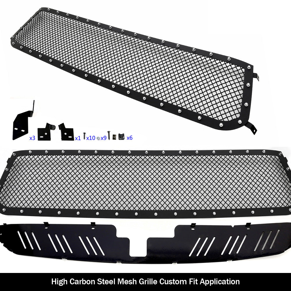 APS GR20LEI85K Main Upper Rivet Grille Fits 2014-2017 Toyota Tundra