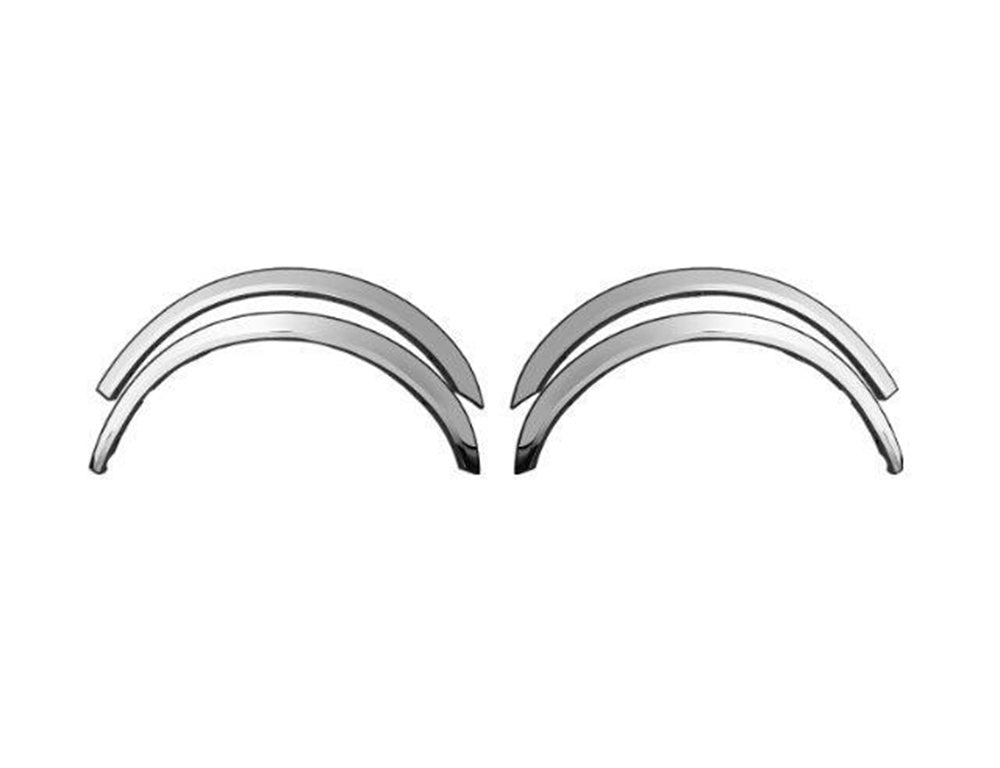 WC29112 Molded Stainless Steel Wheel Well Fender Trim Molding 4 Pc