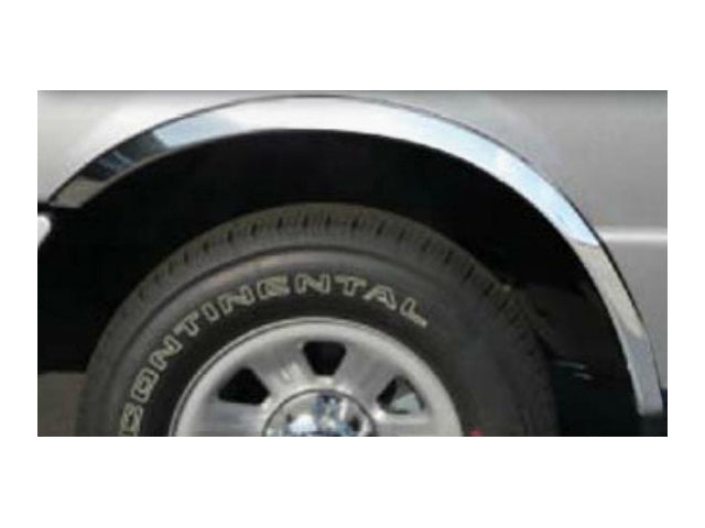 WZ33320 Molded Stainless Steel Wheel Well Fender Trim Molding 4 Pc