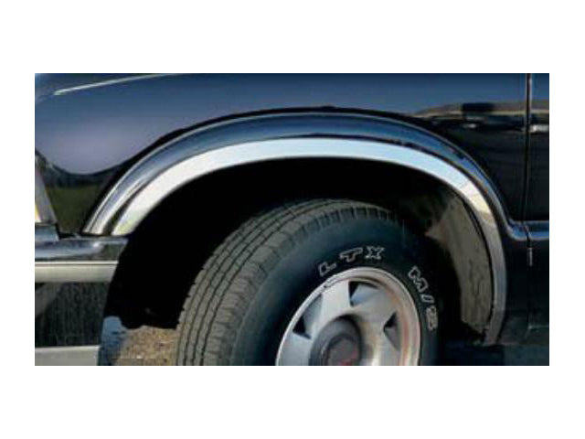 WZ34190 Molded Stainless Steel Wheel Well Fender Trim Molding 4 Pc