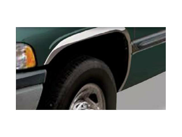 WZ34920 Molded Stainless Steel Wheel Well Fender Trim Molding 4 Pc