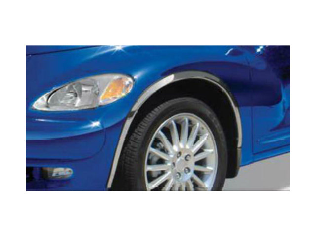 WZ41700 Molded Stainless Steel Wheel Well Fender Trim Molding 4 Pc