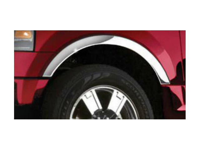 WZ43383 Molded Stainless Steel Wheel Well Fender Trim Molding 4 Pc