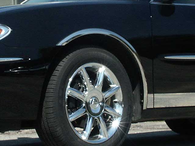 WZ45520 Molded Stainless Steel Wheel Well Fender Trim Molding 4 Pc