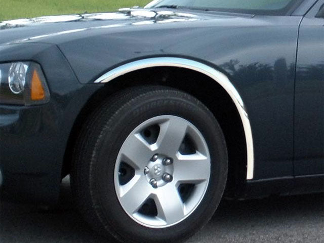 WZ46910 Molded Stainless Steel Wheel Well Fender Trim Molding 4 Pc