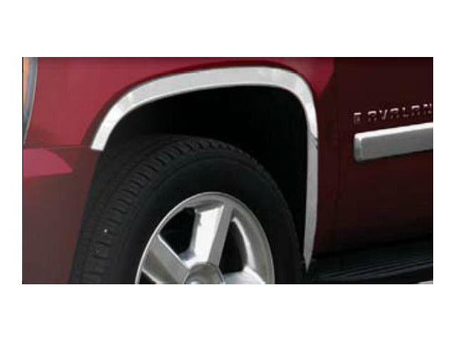 WZ47186 Molded Stainless Steel Wheel Well Fender Trim Molding 4 Pc