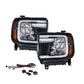 2014+ GMC Sierra 1500/2500/3500 LED Reflector Headlights (pair)