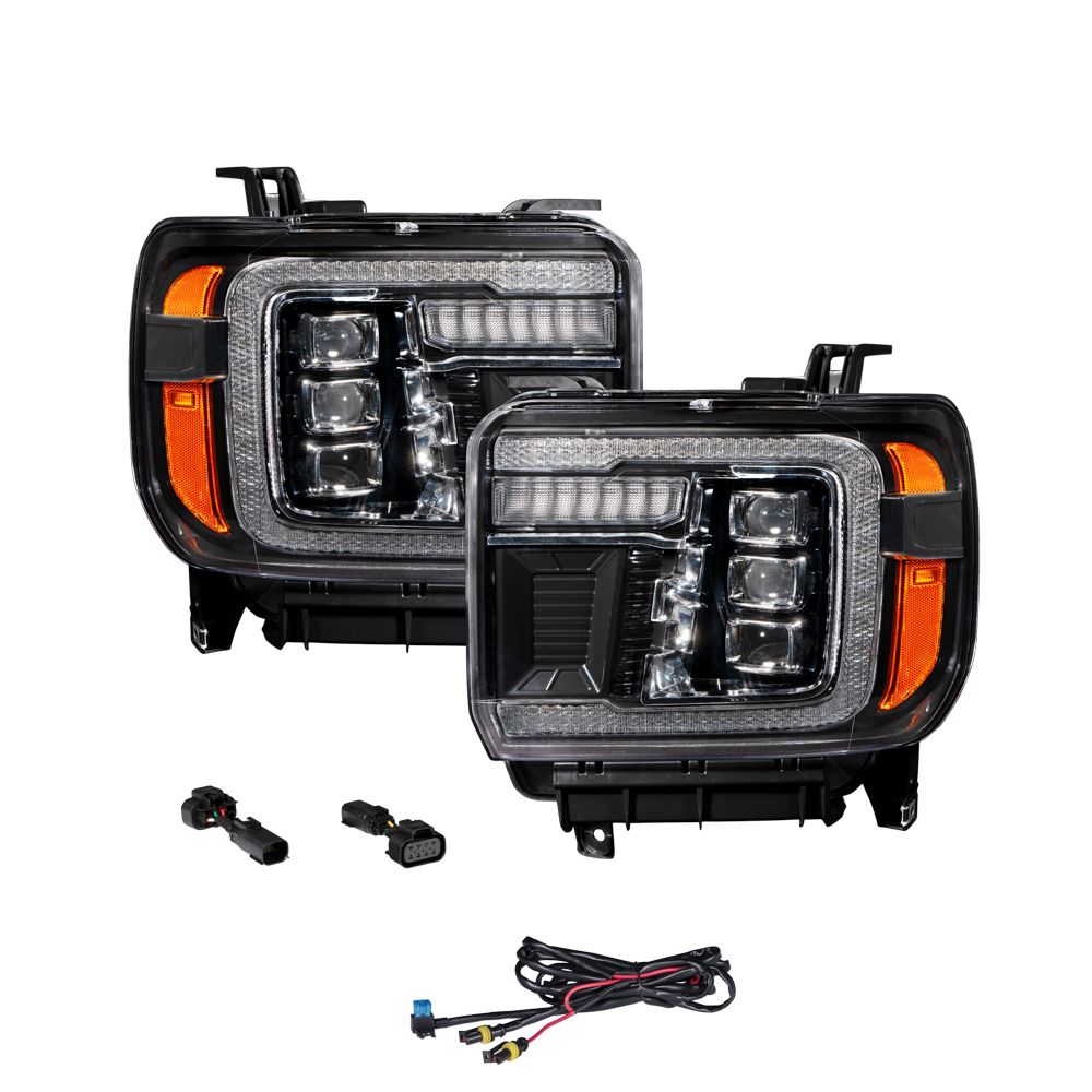 2015-2019 GMC Sierra 2500/3500 LED Projector Headlights (pair)