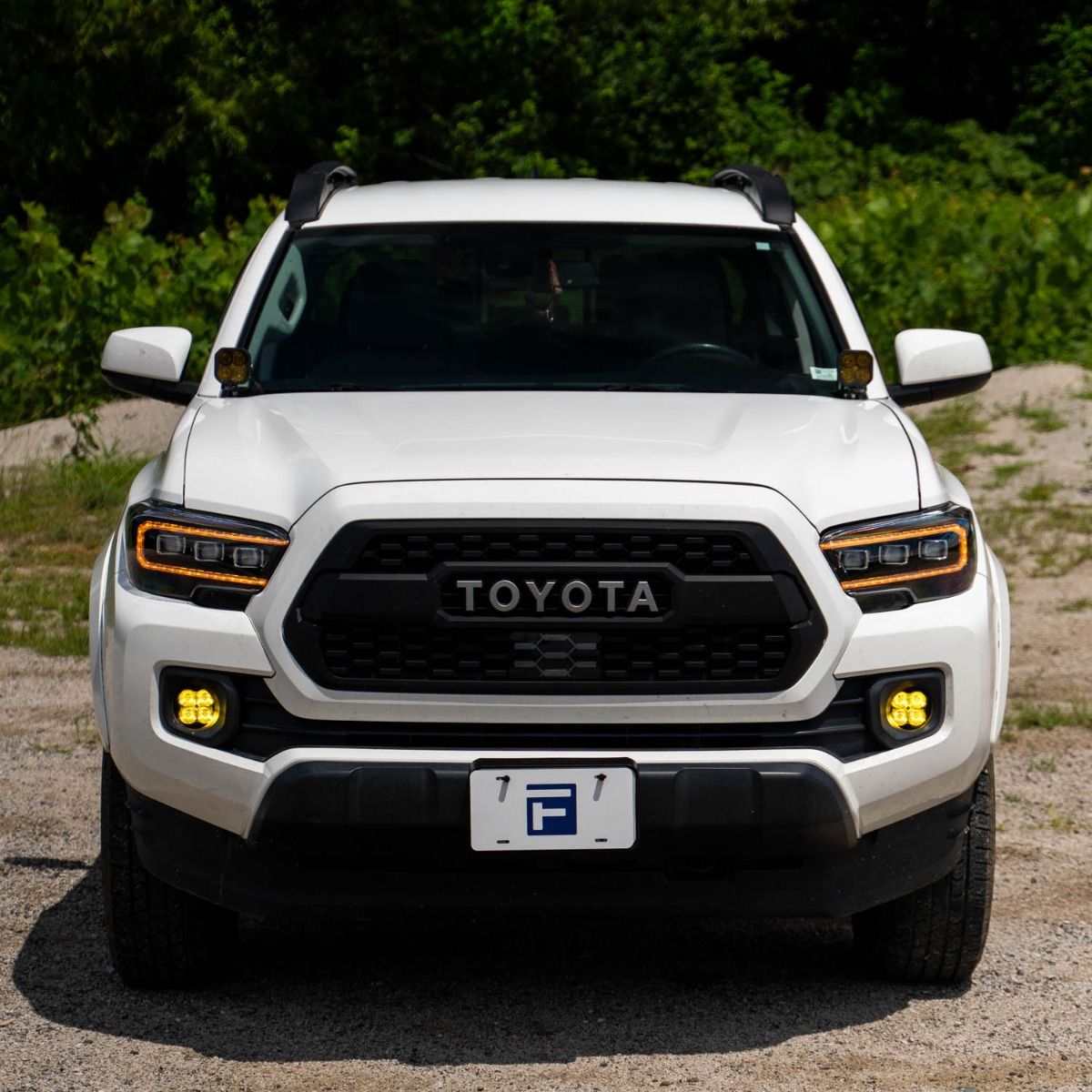 2016-2023 Toyota Tacoma Sequential LED Projector Headlights with Amber DRL (pair)