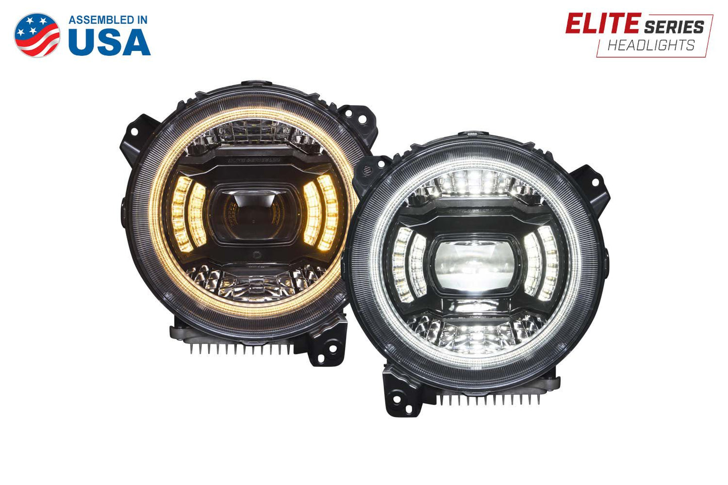 2018-2023 Jeep JL Wrangler Elite LED Headlights