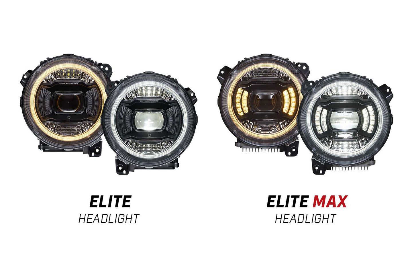 2018-2023 Jeep JL Wrangler Elite LED Headlights