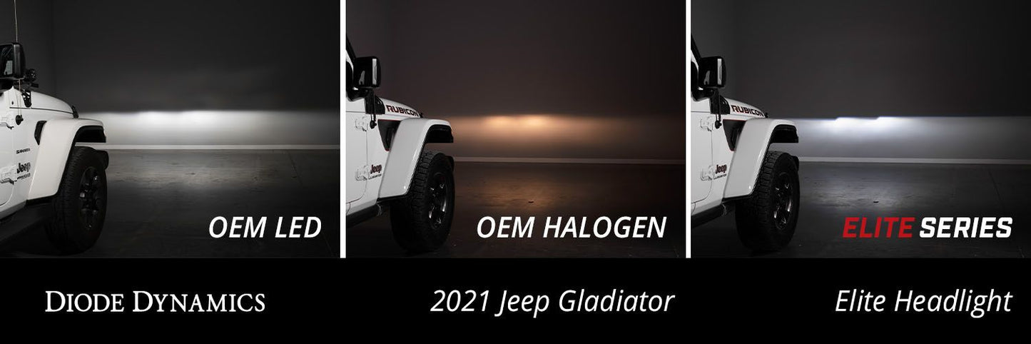 2018-2023 Jeep JL Wrangler Elite LED Headlights