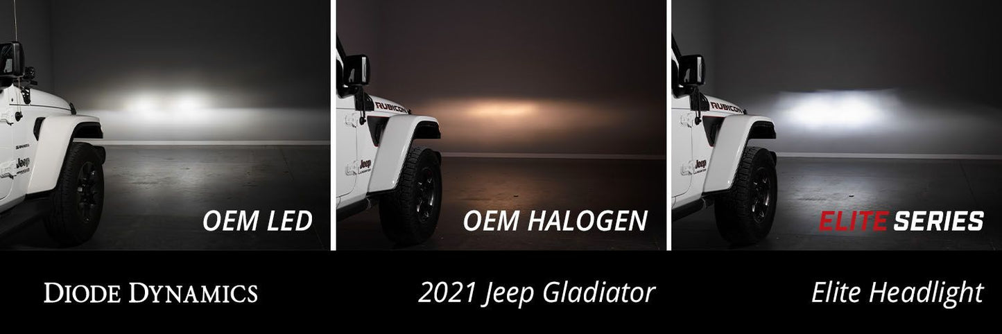 2018-2023 Jeep JL Wrangler Elite LED Headlights