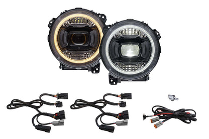 2018-2023 Jeep JL Wrangler Elite LED Headlights