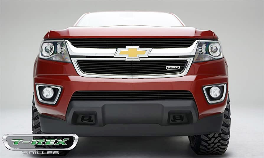 T-REX Grilles 21267B Black Aluminum Horizontal Grille Fits 2015-2020 Chevrolet Colorado