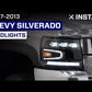 2007-2013 Chevrolet Silverado LED Reflector Headlights (pair)