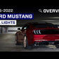 2015-2023 Ford Mustang LED Sequential Tail Lights (pair)