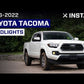 2016-2023 Toyota Tacoma Sequential LED Projector Headlights with Amber DRL (pair)