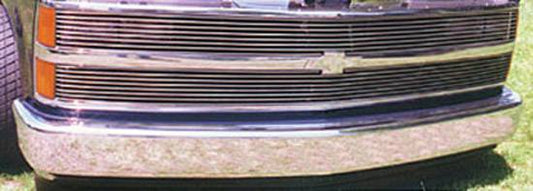 T-REX Grilles 20025 Polished Aluminum Horizontal Phantom Grille Fits 1988-1993 Chevrolet Silverado 1500 Silverado 2500 Silverado 3500