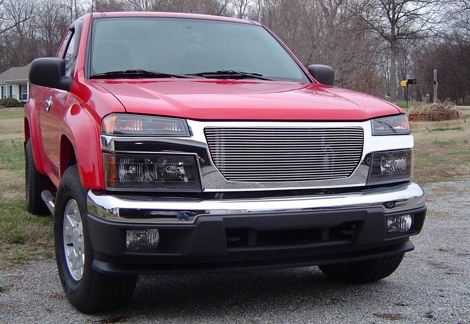 T-REX Grilles 20370 Polished Aluminum Horizontal Grille Fits 2004-2013 GMC Canyon