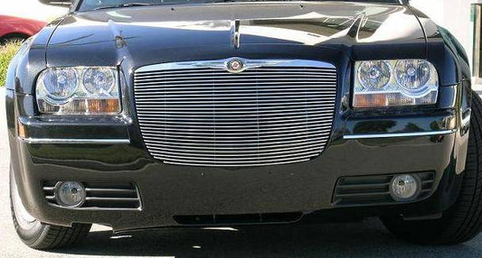 T-REX Grilles 20472 Polished Aluminum Horizontal Grille Fits 2005-2010 Chrysler 300 300C SRT