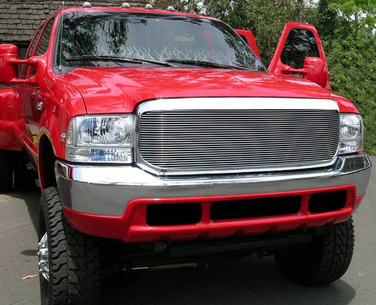 T-REX Grilles 20574 Polished Aluminum Horizontal Grille Fits 2000-2004 Ford Excursion