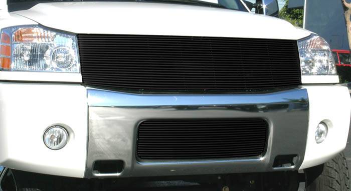 T-REX Grilles 20780B Black Aluminum Horizontal Grille Fits 2004-2007 Nissan Armada