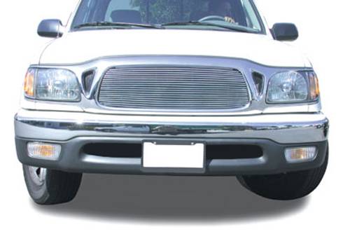 T-REX Grilles 20887 Polished Aluminum Horizontal Grille Fits 2001-2004 Toyota Tacoma