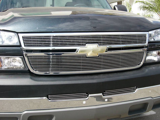 T-REX Grilles 21106 Polished Aluminum Horizontal Grille Fits 2007-2007 Chevrolet Silverado 1500 Classic Silverado 2500 Classic Silverado 3500 Classic