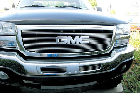 T-REX Grilles 21200 Polished Aluminum Horizontal Grille Fits 2007-2007 GMC Sierra 1500 Classic Sierra 2500 Classic Sierra 3500 Classic