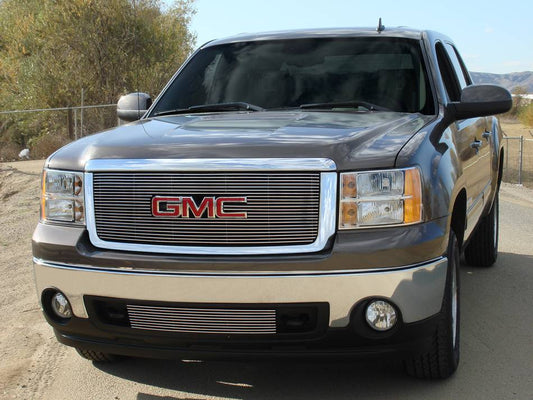 T-REX Grilles 21205 Polished Aluminum Horizontal Grille Fits 2007-2013 GMC Sierra 1500