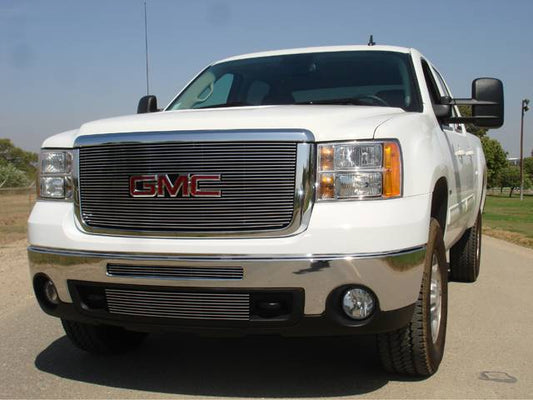 T-REX Grilles 21207 Polished Aluminum Horizontal Grille Fits 2007-2010 GMC Sierra 2500 Sierra 3500