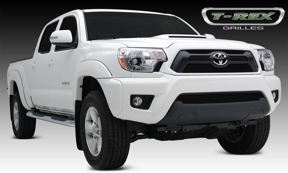 T-REX Grilles 21938B Black Aluminum Horizontal Grille Fits 2012-2015 Toyota Tacoma