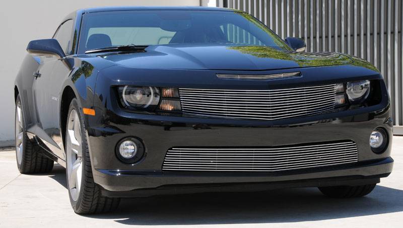 T-REX Grilles 25028 Polished Aluminum Horizontal Bumper Grille Fits 2010-2013 Chevrolet Camaro