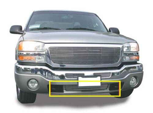T-REX Grilles 25202 Polished Aluminum Horizontal Bumper Grille Fits 2007-2007 GMC Sierra 1500 Classic Sierra 2500 Classic Sierra 3500 Classic