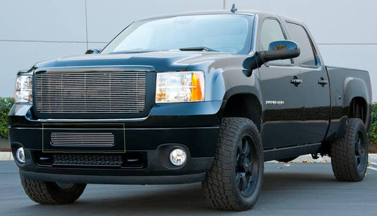 T-REX Grilles 25209 Polished Aluminum Horizontal Bumper Grille Fits 2011-2014 GMC Sierra 2500 Sierra 3500
