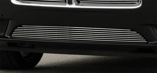 T-REX Grilles 25442 Polished Aluminum Horizontal Bumper Grille Fits 2011-2014 Dodge Charger