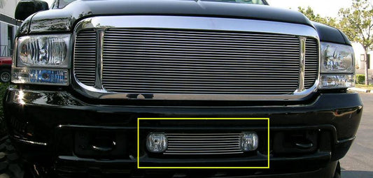 T-REX Grilles 25567 Polished Aluminum Horizontal Bumper Grille Fits 2000-2004 Ford Excursion