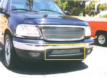 T-REX Grilles 25581 Polished Aluminum Horizontal Bumper Grille Fits 1999-2003 Ford F-150