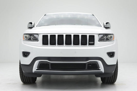 T-REX Grilles 46488 Black Mild Steel Small Mesh Grille Fits 2014-2015 Jeep Grand Cherokee