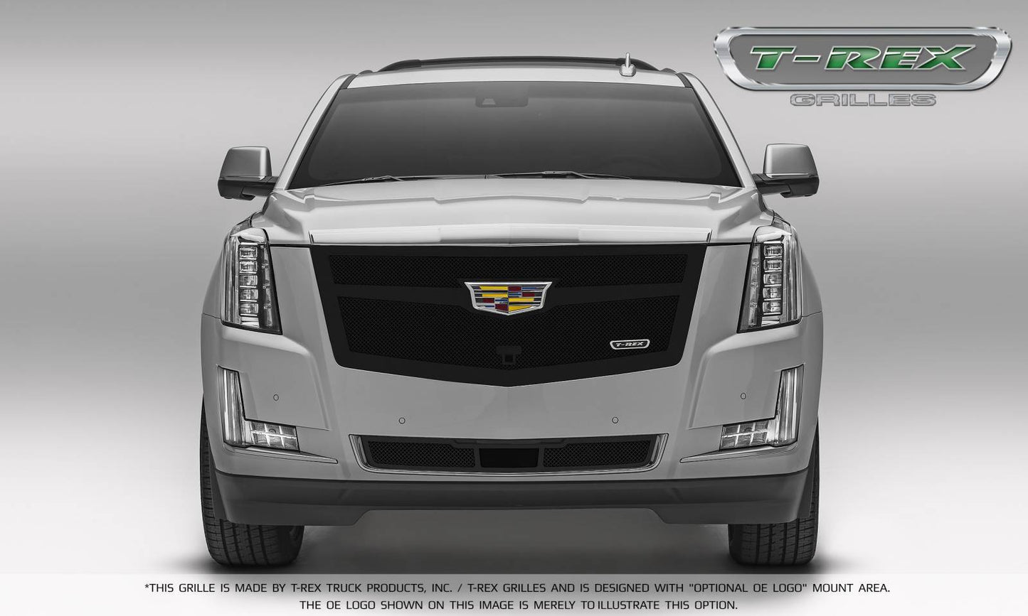 T-REX Grilles 52189 Black Stainless Steel Small Mesh Bumper Grille Fits 2015i-2020 Cadillac Escalade Escalade EXT Escalade ESV