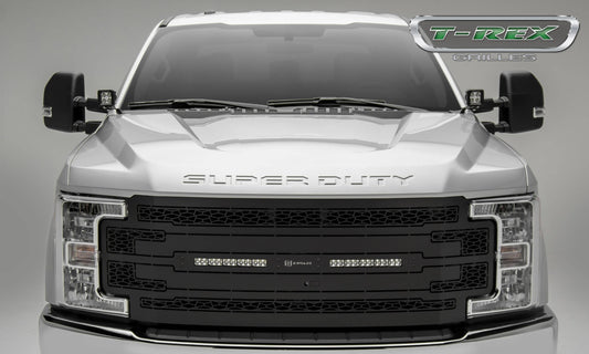 ZROADZ Z315371 Black Mild Steel Main Grille Fits 2017-2019 Ford F-250 F-350 F-450 F-550