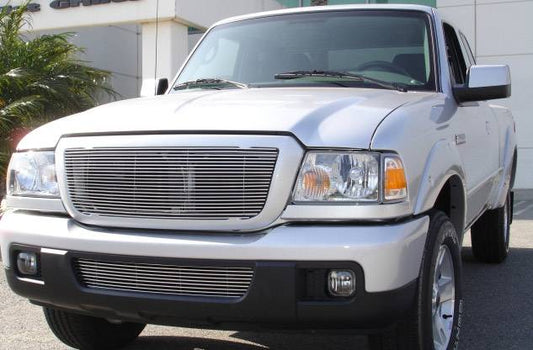 T-REX Grilles 20661 Polished Aluminum Horizontal Grille Fits 2006-2012 Ford Ranger XLT Ranger FX4