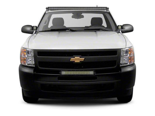 ZROADZ Z322051 Black Mild Steel Front Bumper Top LED Bracket Fits 2007-2013 Chevrolet Silverado 1500