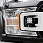 ZROADZ Z415751-KIT Black Mild Steel OEM Grille LED Kit Fits 2018-2020 Ford F-150 XLT F-150 Sport F-150 Super Crew